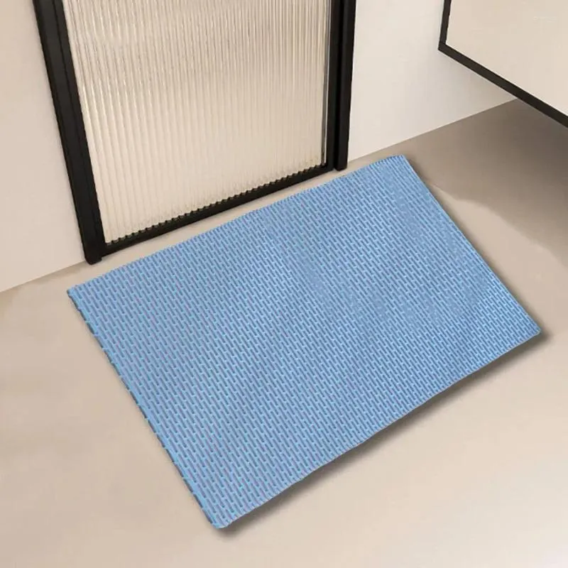 Carpets Anti-slip Shower Mat Non Slip With Drain Holes Quick Drying Bathroom Supplies For Tub Enhancing Safety Comfort