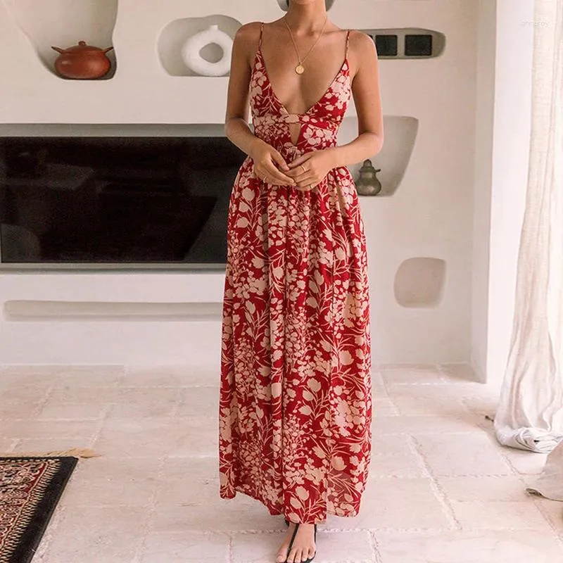 Long suspender dress for women with ankle-length A-line silhouette and  hollow out decoration from Dhgate Basic & Casual Dresses - price 30.9