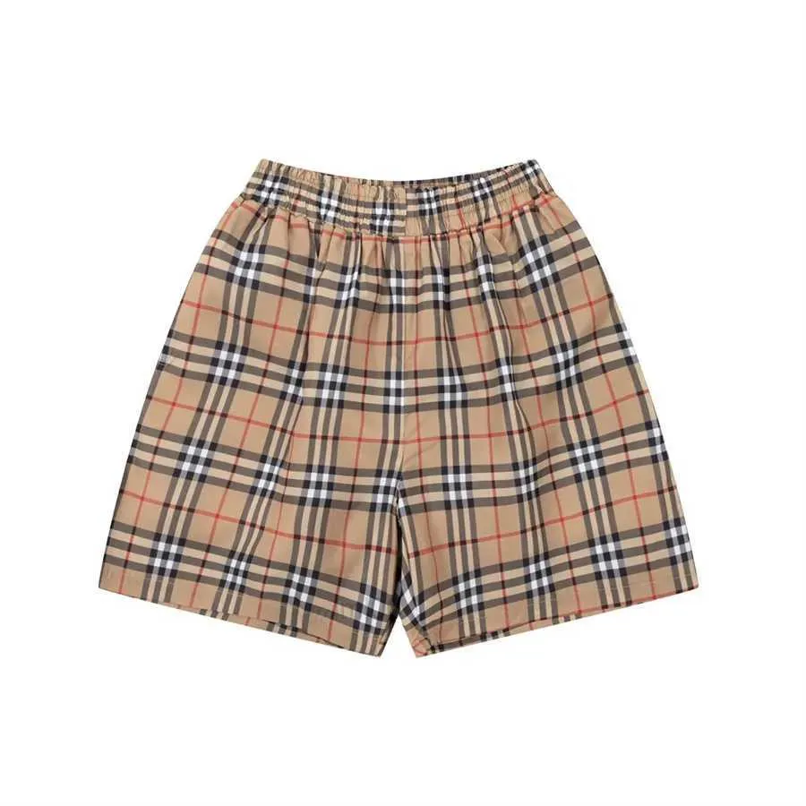 Herren -Shorts Herren Shorts Sommer Klassiker Markendesigner -Shorts Man Plaid Casual Beach Atmungsaktives Schwimm Vintage Check Technische Twill -Shorts plus Sizettdz