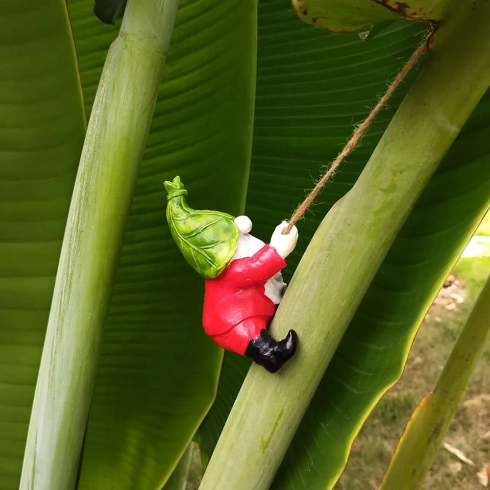 Les pendentifs elfes d'escalade, les balcons, les jardins animaux de cour, les décorations de jardin en plein air, les ornements