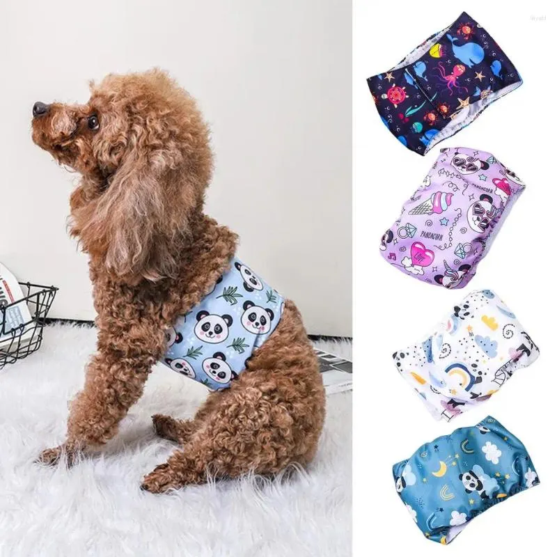 Dog Apparel Pet Diapers Adjustable Washable Sanitary Pants Fastener Tape Absorbent Leak-Proof Male Physiological Diaper Supply