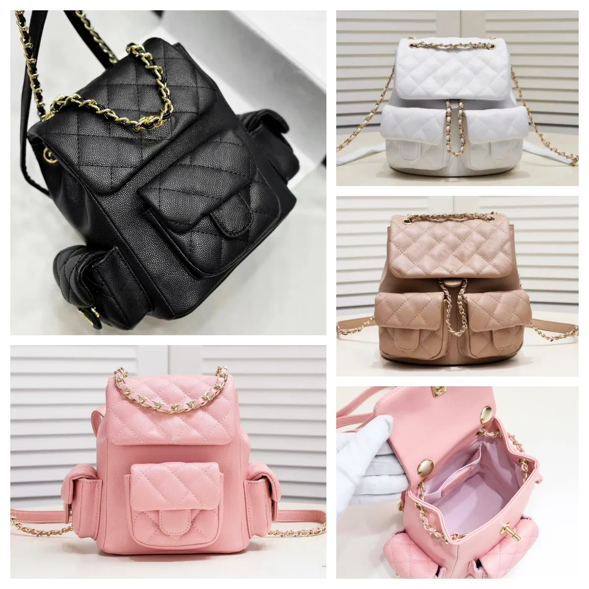 Exquisite Mini Leather Backpack Stylish Women s Small Designer Purse for School and Travel