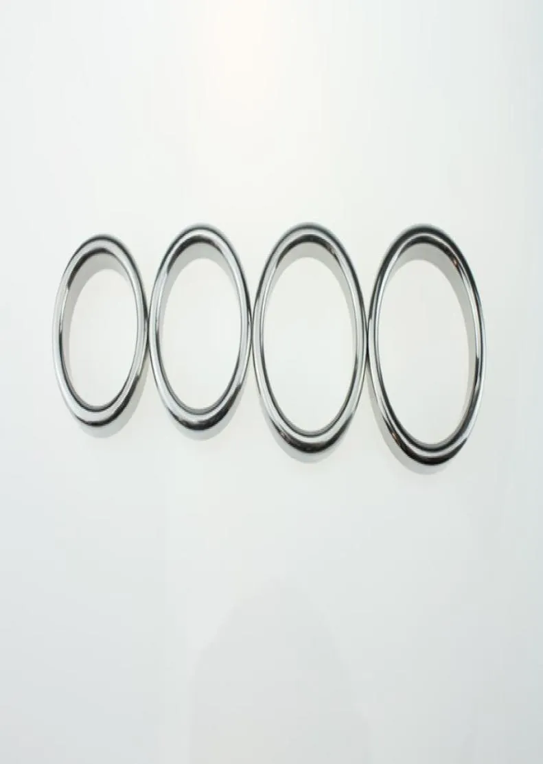 Stainless Steel Cockrings Cock Ring Round Time Delay Male Toys Penis Rings Erotic Sex Products Aid delays Performance Enhancer3644753