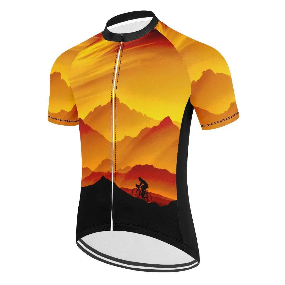 Поклонники вершины Tees 2024 Летняя велосипедная одежда Fun Рубашки для мужских рубашек короткие рукава MTB New Jersey Highway Clothing Q240511