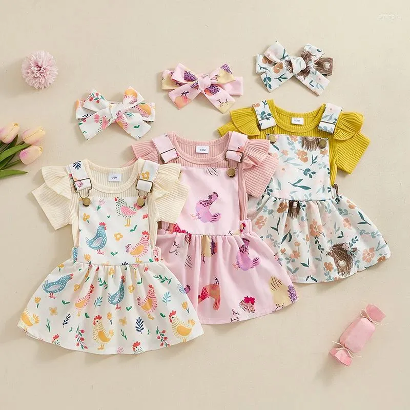 Ensemble de vêtements bébé fille d'été