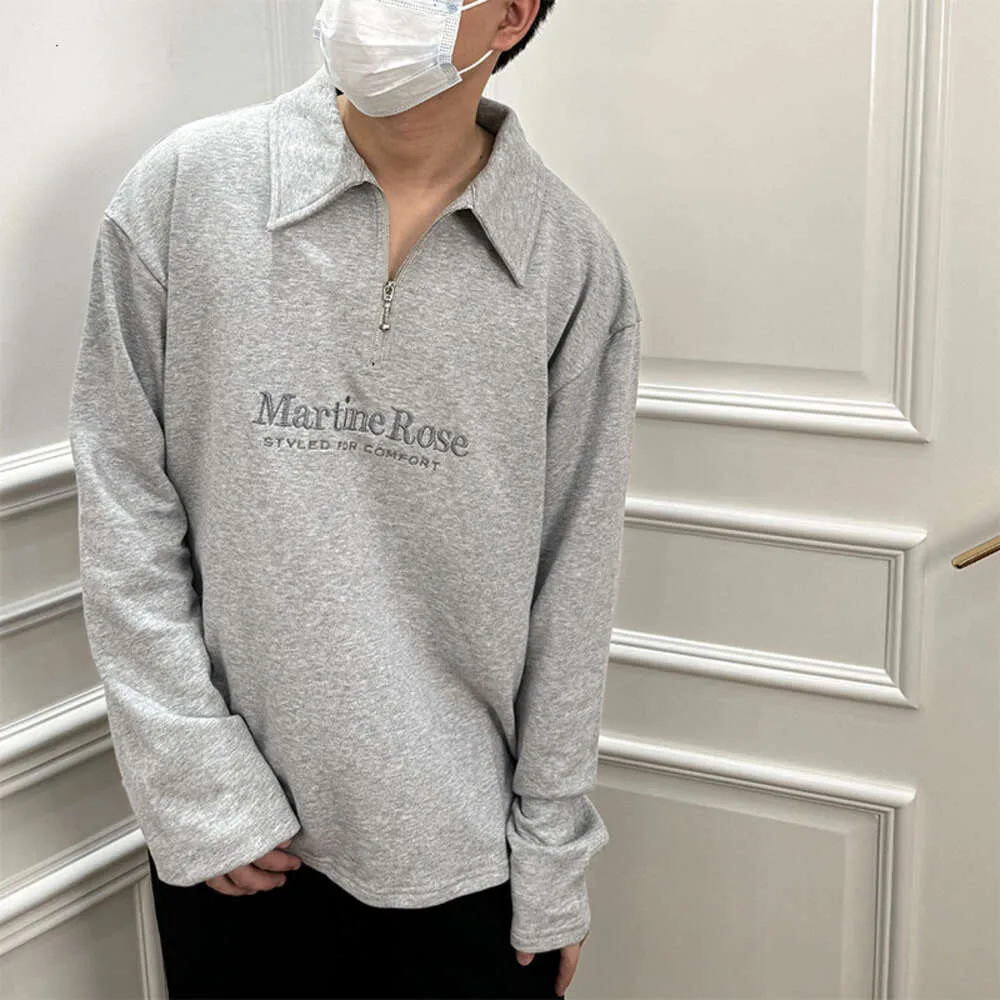 Mens Classic Acetate Long Sleeve Wide Waisted Polo Grey Up To 50