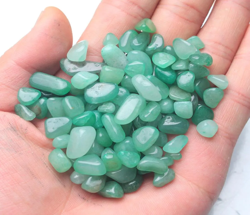 1 påse 50 G100 g naturlig grön Aventurine Quartz Stone Crystal Tumbled Stone Size 915mm9057347