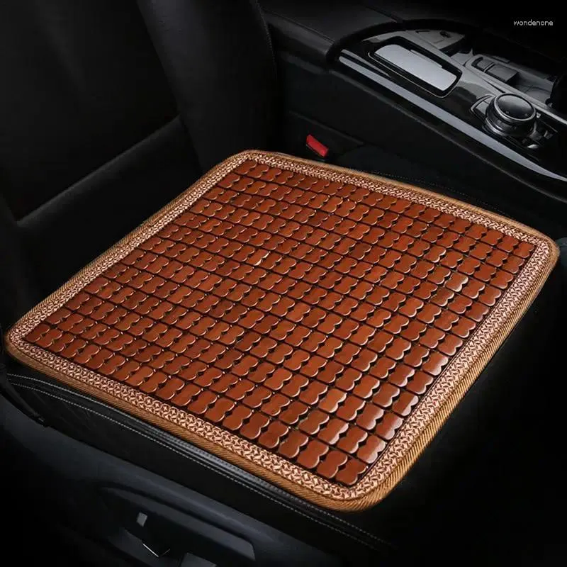 Couvercles de siège d'auto Bamboo Auto Refroiding Pad confortable pour s'asseoir et rafraîchir les véhicules Chaise de bureau avec une grande ventilation pour l'été