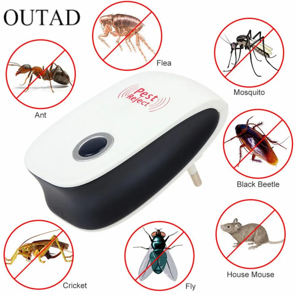 EU US PLIG ELECTRONIQUE CAT ULTRA ANTI MOSQUITO PEST PEST CHARGEUR CACHROCH COCKRACH RÉPARCHER VERSION RETOUR