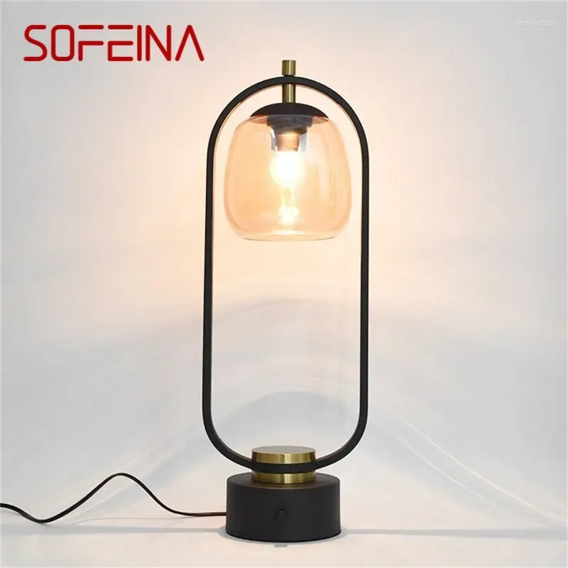 Lampes de table Sofeina Postmodern Classical Lamp Retro Design Design Light Decorative for Home Living Bedroom