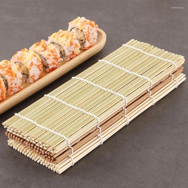 Płytki Zielony papier Sushi Roll Zestaw narzędzi Laver Rice Form Bamboo Curtain