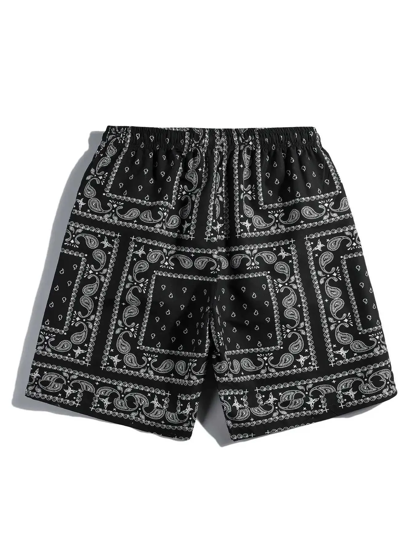 Shorts masculins Hommes décontractés paisley imprimé sport plage shorts T240507