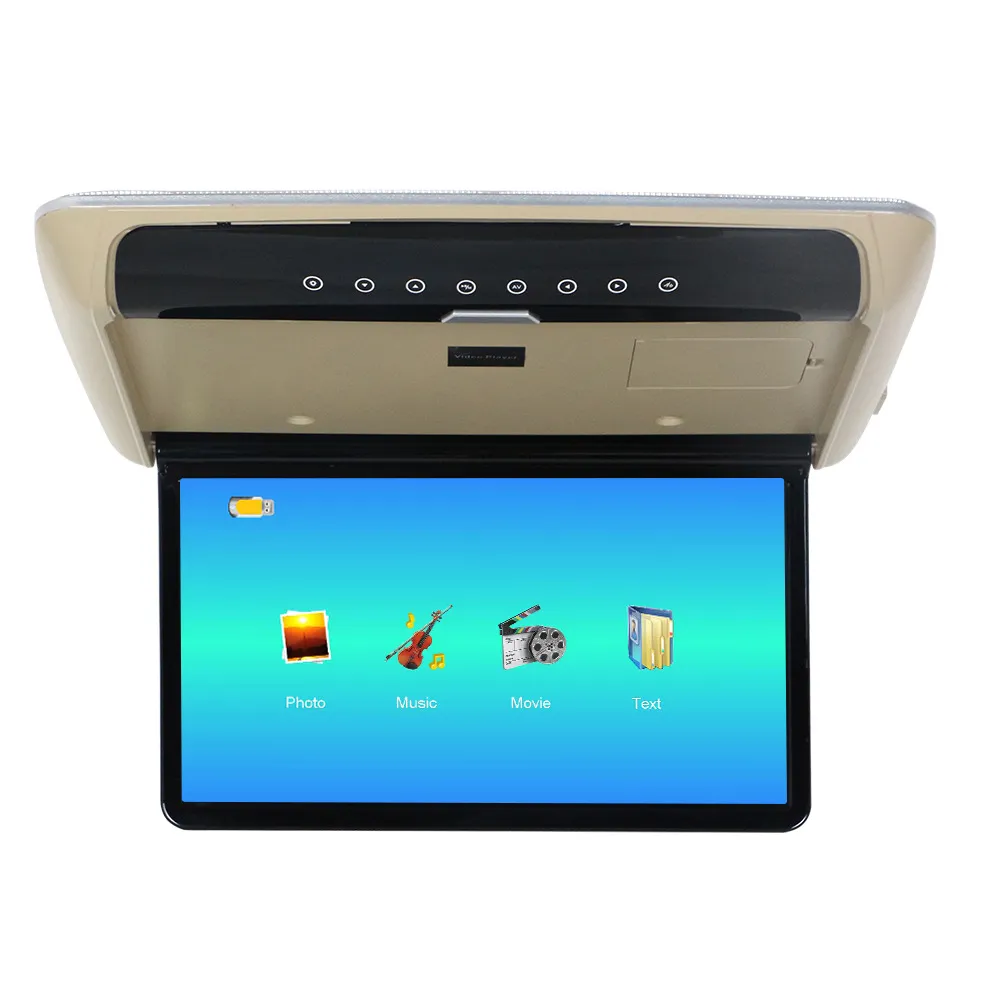 Ny 13.3/14 tum tak MP5 Display HD HDMI Biltak Display Tak Display FM