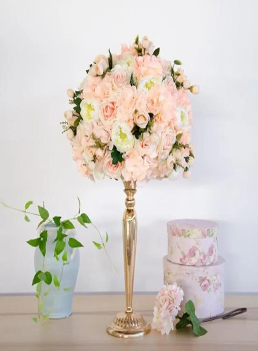 Fiori decorativi ghirlande personalizzano 35 cm di arredamento per matrimoni artificiali per matrimoni floreali a sfera da fondo per la festa floreale roa2274886