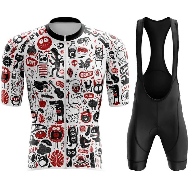 Fans tops TEES Road Cycling Sports Suit Summer Clothing 2024 Mens Jacket Uniform Jersey Professional Team MTB Pants Volledige set BIB Q240511