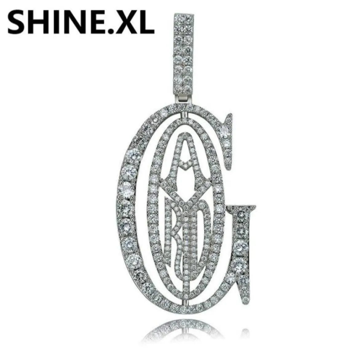 Luxury Designer Jewelry Women Charm Necklace Iced Out Zircon Letter GOARYD Pendant Necklace Mens Hip Hop Jewelry20134731888323