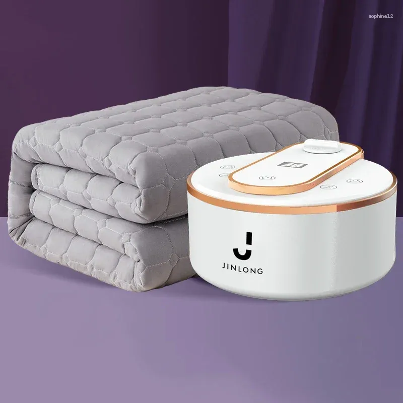 Coperte Doppia Zona Termosta coperta elettrica Coppata doppia calda calda riscaldamento Materasso pad manta Electrica Letto riscaldamento