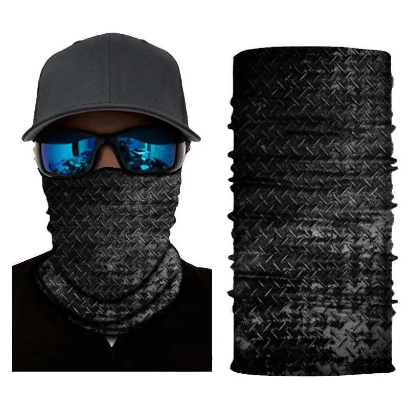 Fashion Face Masks Neck Gaiter Multifonctionnel Banaclava Bandana Ski Ski Cover Outdoor Tiproping Camping Randonnée Masque de voyage Q240510