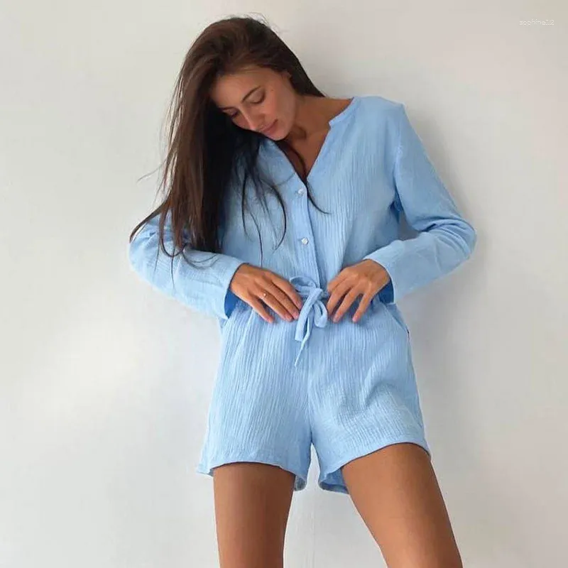 Home Clothing European And American Wholesale Pregnant Women's Pajamas Spring Autumn Cotton Confinement Skin-Friendly