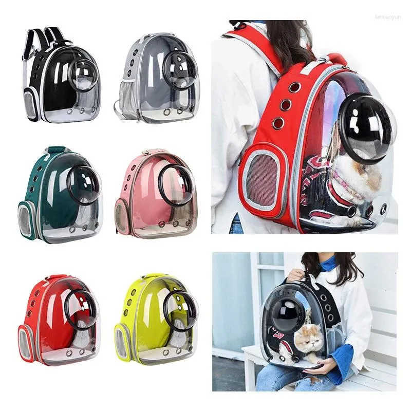 Carriers Cat Carrier Borsa per carriere zaino portatile Traveling Space Transport Trasporto per i cuccioli di cane Accessori per cuccioli