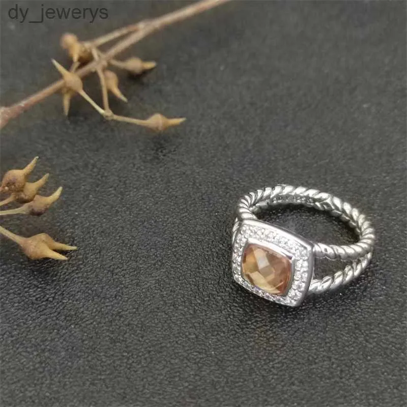 Designer Hot Selling Dy Band Ringe verdrehte zwei Farbe Cross Pearls Ring für Frauen 925 Sterling Silber Vintage Dy Jewelry Luxus Fashion Diamond Hochzeit Geschenk