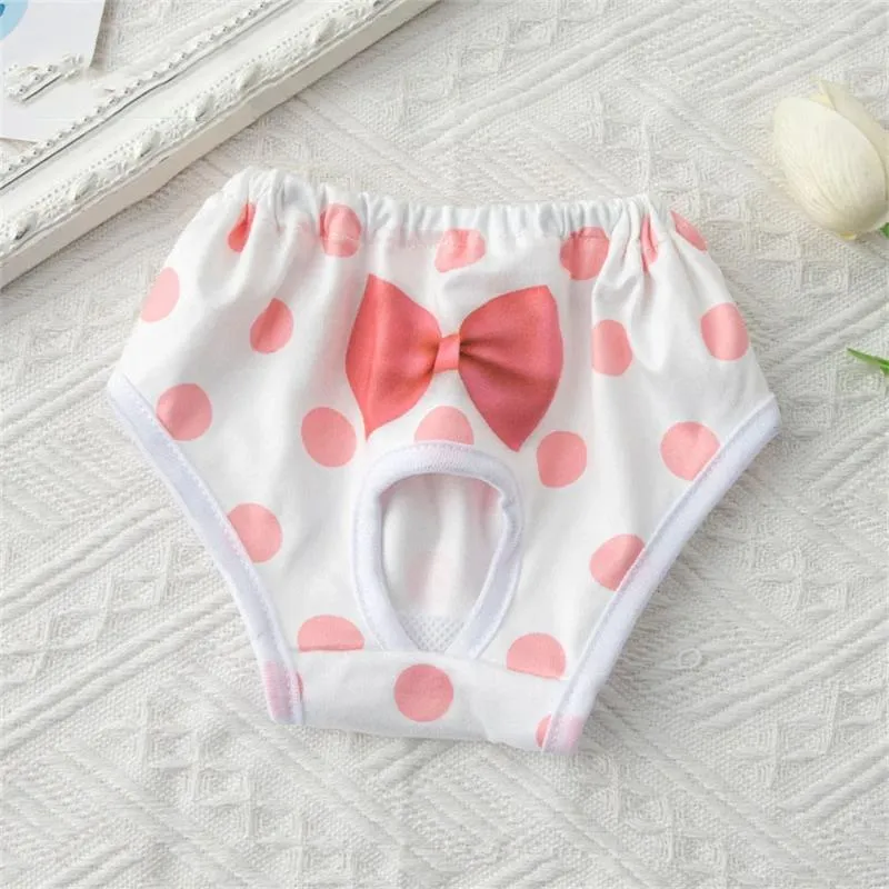 Pantalon physiologique de vêtements pour chiens fournit des produits de compagnie menstruels de la princesse à la princesse couches à arc respirant