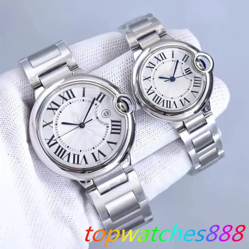 HETS MONTRES MODE MONTRE MÉCANIQUE AUTOMATIQUE 33 mm 36 mm Brotte en acier inoxydable Couple de bracelet