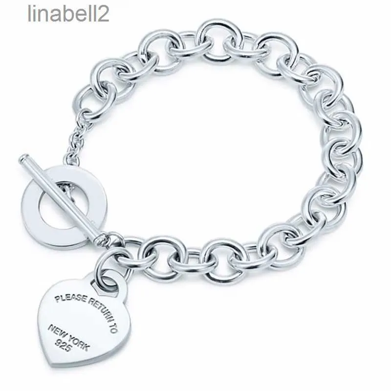 Designer Bracelets 100% 925 Sterling Silver Original Authentic Classic Key Heart Bracelet Gift Exquisite Wedding Women Bracelet Jewelry Gift
