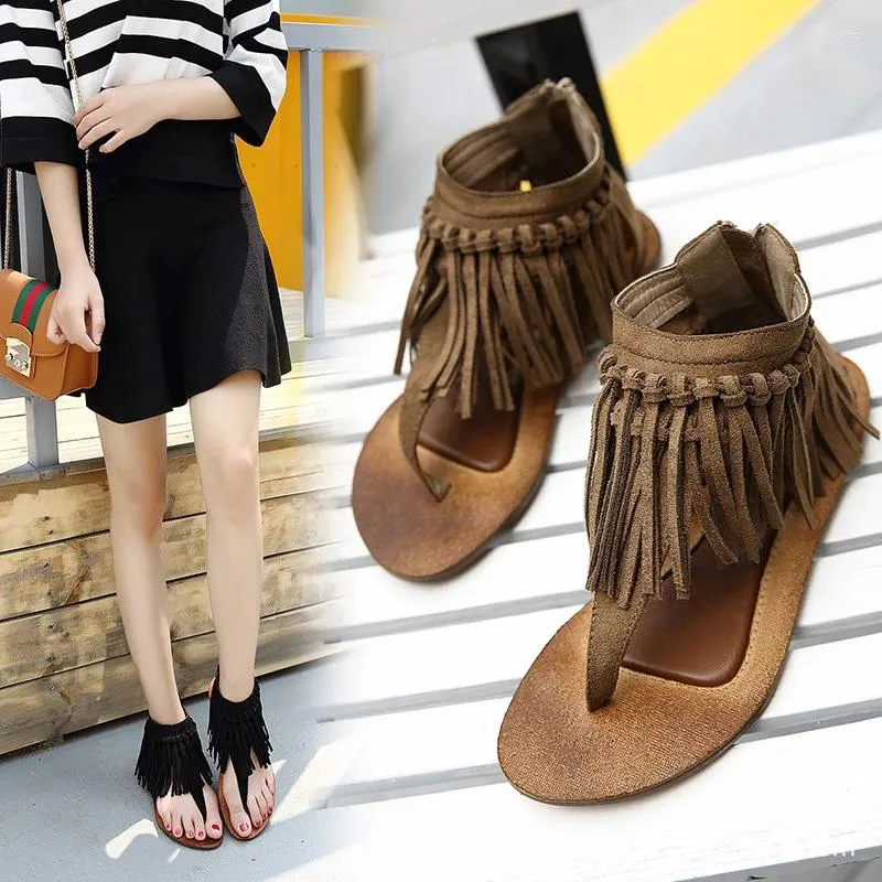 Sandały projektant marki jandal kobiety pokrywa piętę kostki na plażę sandalias mujer płaskie letnie buty kobietę rzymskie sandale