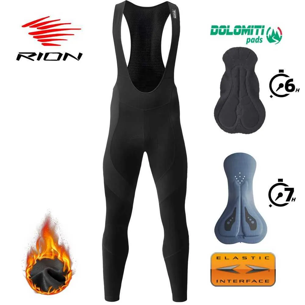 Ventole tops tees rion pantaloni da bicicletta da uomo inverno triciclo lungo triciclo mtb bavagello stretto montagna 6h 7h q240511