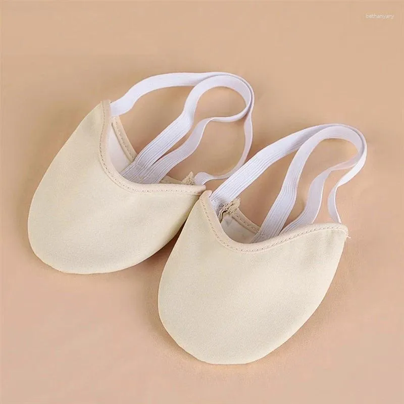 Dance Shoes 1 Pair Rhythmic Gymnastic Ballet For Girls Women Slipper Elastic Half Modern Belly