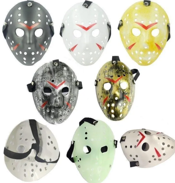 Masques de mascarade en plein visage de style Jason Cosplay Masque Skull Jason vs Vendredi Horreur Hockey Halloween Costume Scary Mask Festival PA5240433