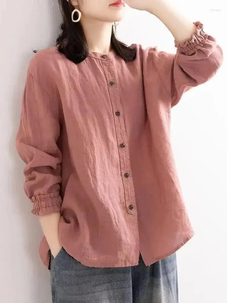 chinese dress ladies Women's Summer Literary Loose V-Neck Cotton and Linen Solid Colour Dress  Casual Loose mid-Length Dress : Amazon.co.uk: Fashion