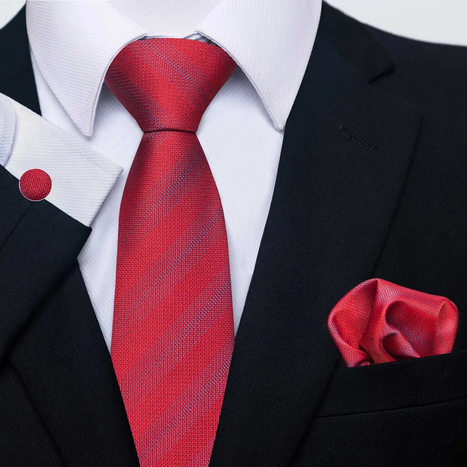 Zestaw krawata na szyję 100% jedwabnych krawat kieszonkowych Zestaw Mankiety Mankiet Jacquard ręcznie robiona marka świąteczna obecna prezesa złota w kratę akcesoria