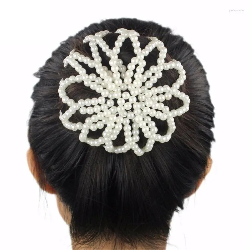 Fournions de fête Élégant filet de cheveux pour femmes danseurs de ballet Bun Elastic Bands Snood