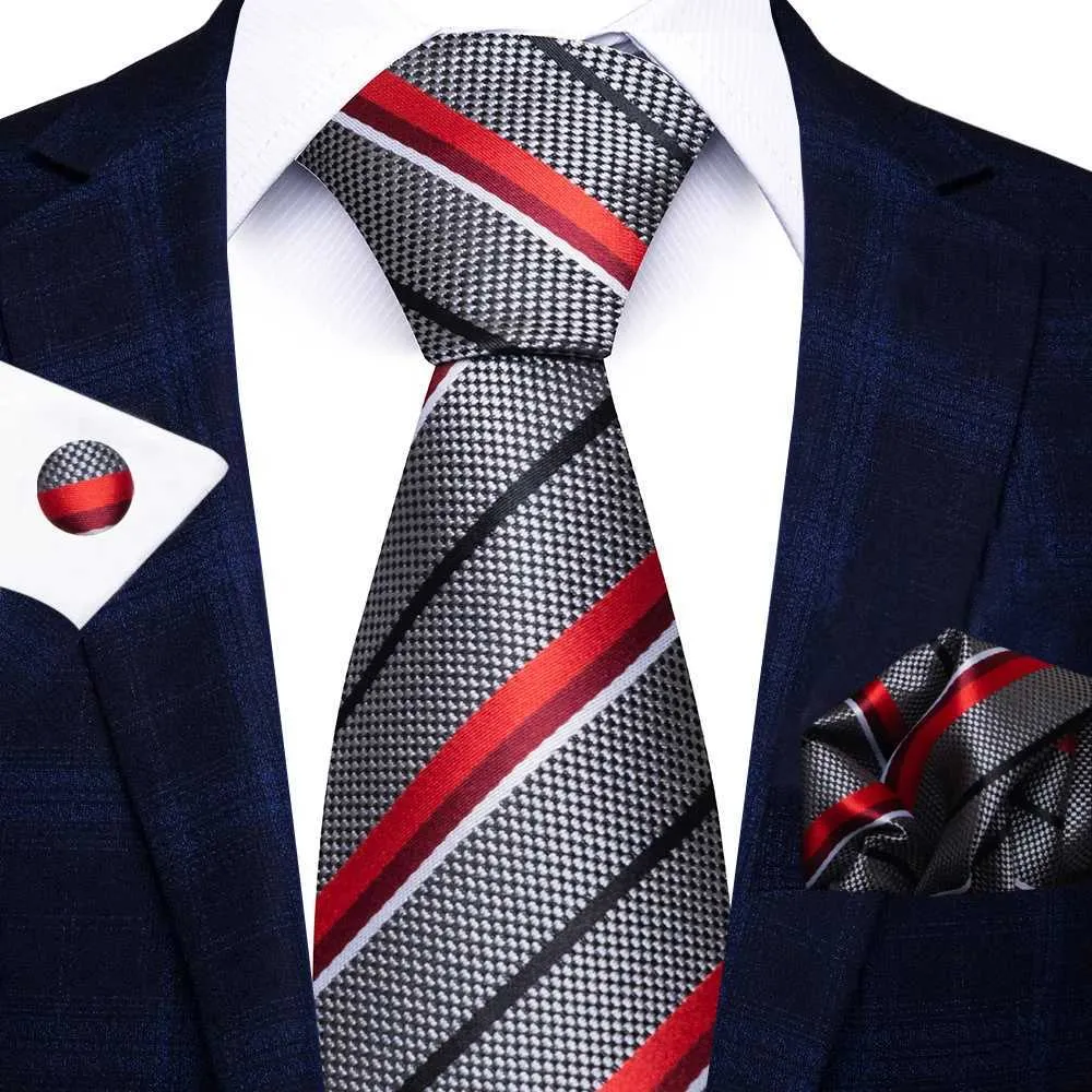 مجموعة ربطة عنق مجموعة Slik Tie Men Solid الكثير