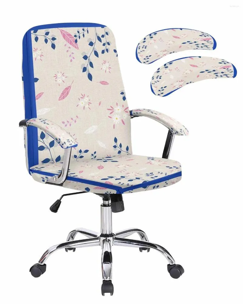 Крышка стула Abstract Plants оставляет цветы Elastic Office Cover Gaming Computer Armchair Seat Streater