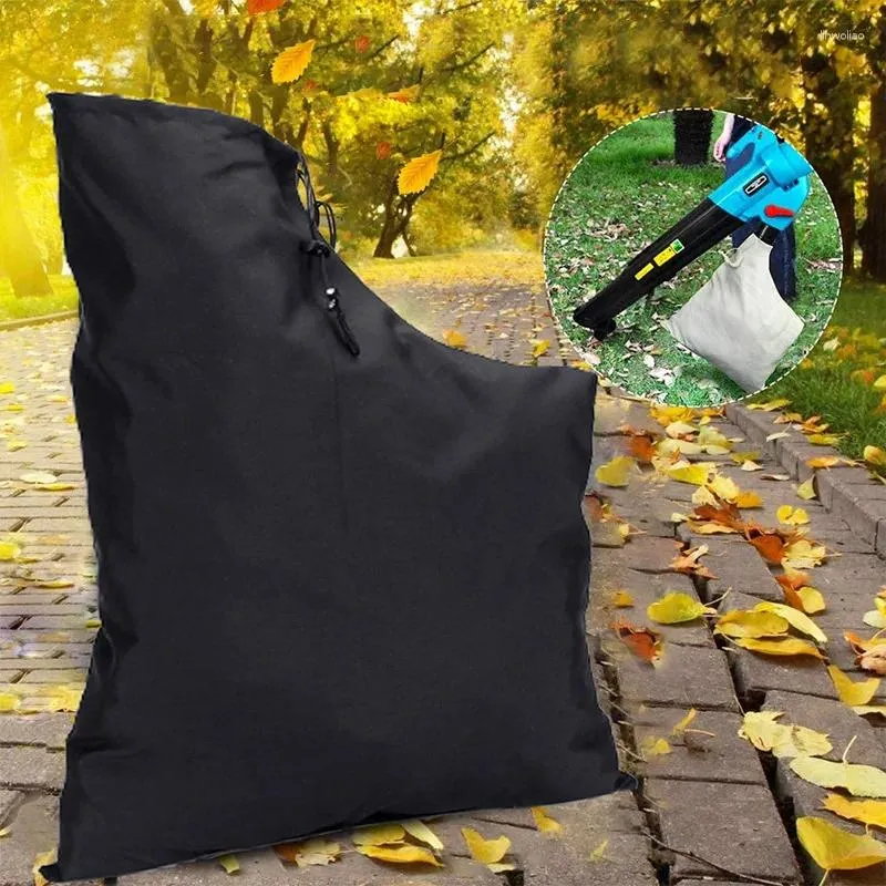 Depolama torbaları 1 PC yaprak üfleyici vakum toplama çuval çantası yapraklar için uygun temizleyici yakalama seti açık bahçe aletleri