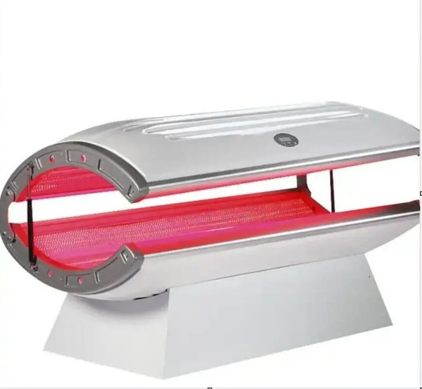 Directly effect Red Light Therapy Collagen Solarium Machine 630nm 850nm LED Collagen Skin Care Photon Skin Whitening Capsule PDT Rejuvenation acne pigment removal