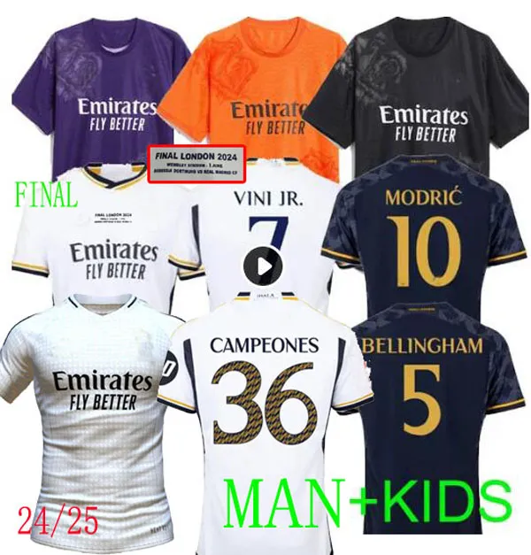 2024 Bellingham Vini Jr Jerseys de foot