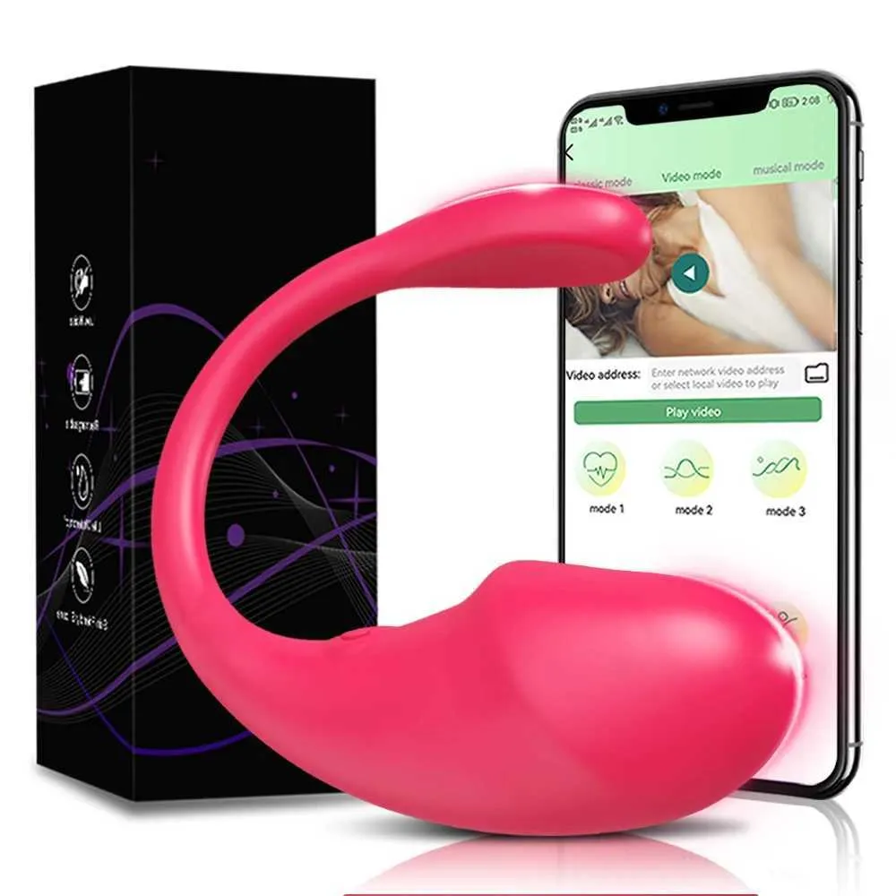 Другое здоровье красоты Bluetooth App G Spot Dildo Vildo для женщин с дистанционным управлением стимулятором клитора вибрирующие яичные игрушки для женского T240510