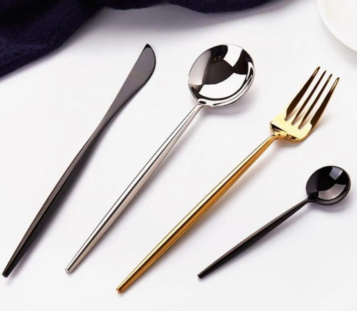 Stainless Steel Cutlery Set Dinnerware Set Forks Knives Spoon Steak Knife Fork Party Cutlery Set8584690