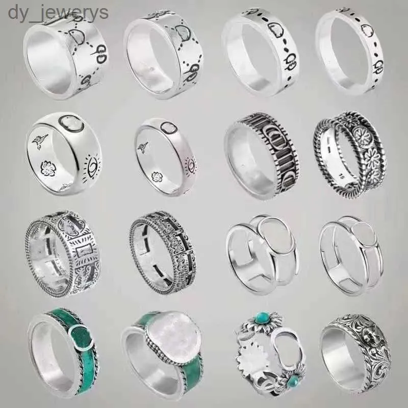 Silver Plated Ring Fashion Designer Rings for Mens and Women Rings Fashion Jewelry Supply