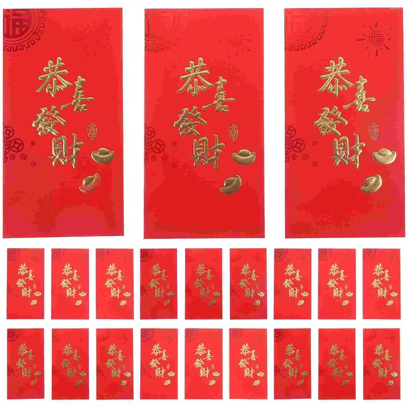 Pacotes de festas de festas de bolso de embrulho de 6 PCs PCS Pocket Packts Festival Spring Festival Chinês