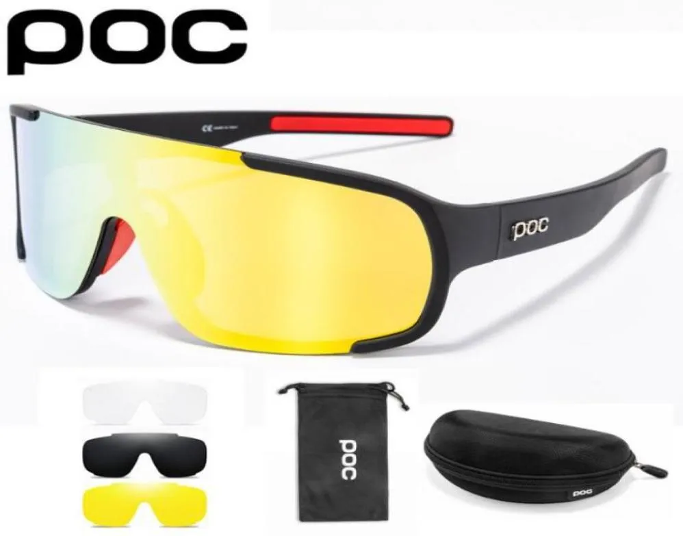Ready Stock2021 Nieuwe UV400 fietsen zonnebrillen gepolariseerde bril POC Crave 4 lenzen9327096