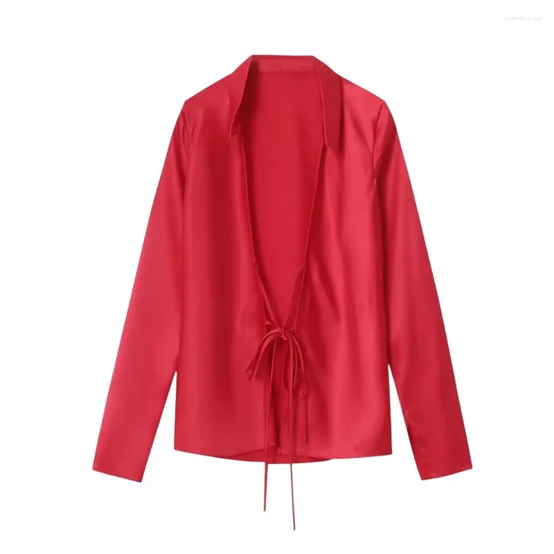 Blouses pour femmes 2024zarspring / style de vêtements d'été