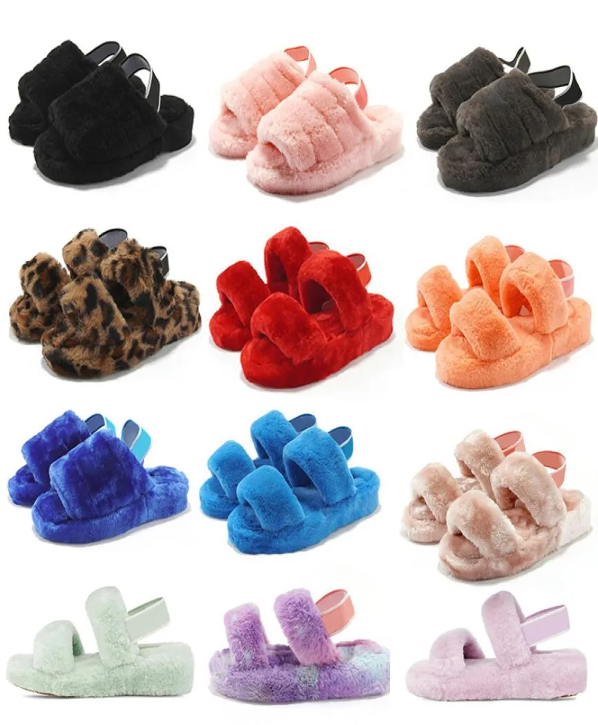 2022 Women Slippers Slide Slides Sandal Ladies Womens Shoes Sandals Winter Slipper Slippers lia Soft House Yellow Blue Red y 35-419311145