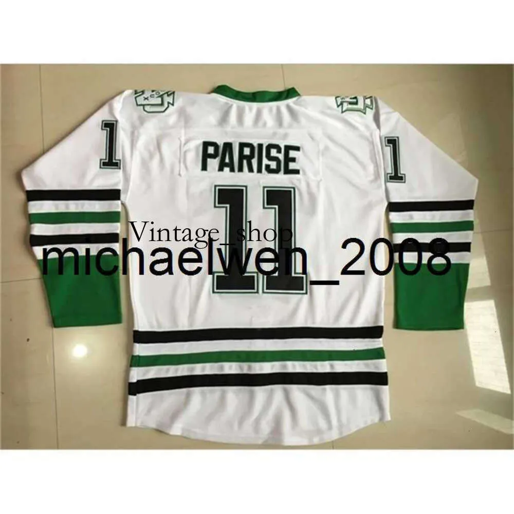 Vin Weng en gros des hommes de hockey masculin N D Blank 7 TJ Oshie 9 Jonathan Toews 11 Zach Parise Fightings Siouxs Dakota College Hockey Jersey