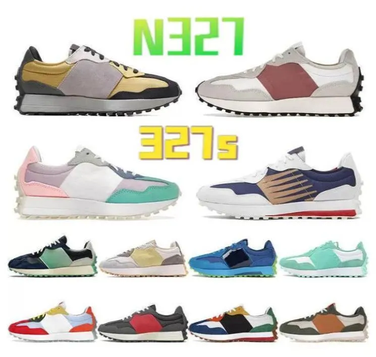 Novo 327 Rain Cloud Varsity Shoes Green Running Shoes Moonbeam Storm Blue Treinador Sea Sal