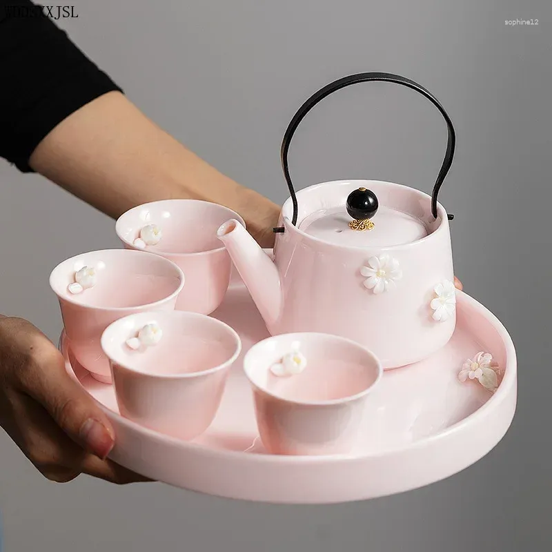 SET TEDETTICHE SET TEAPOT SET SECOLO CATTO PATTO NADA TEA HAMASSHOLO POSA RIPEZIONE DEI GRANO DEL TIGHTLE CAPO DI FLOORE